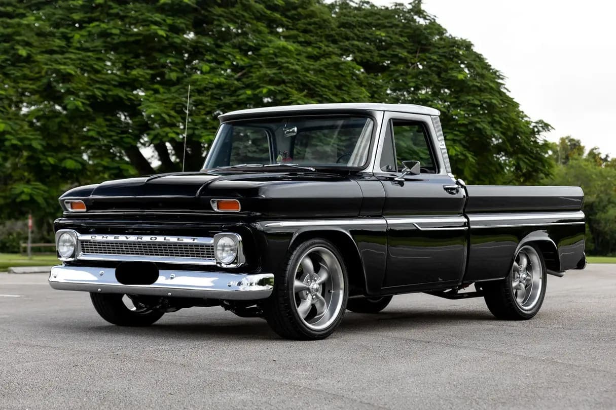 1966 Chevrolet C10 Custom Pickup 327, view